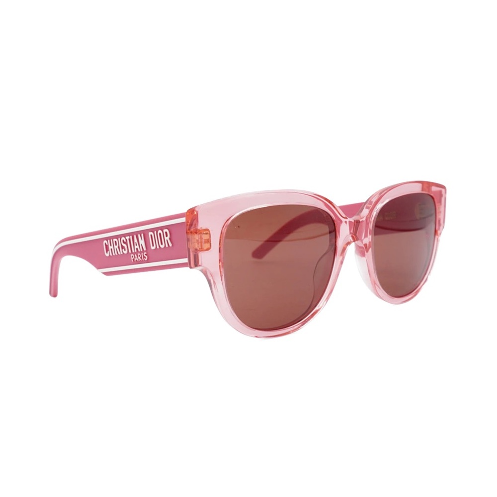 New Christian Dior Wildior BU 54MM Pink Cat Eye Sunglasses